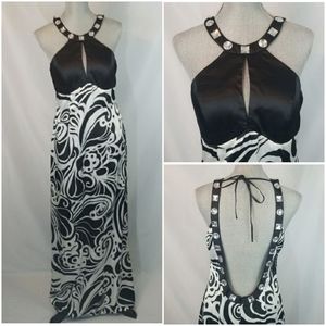 Flip Long Gown Dress